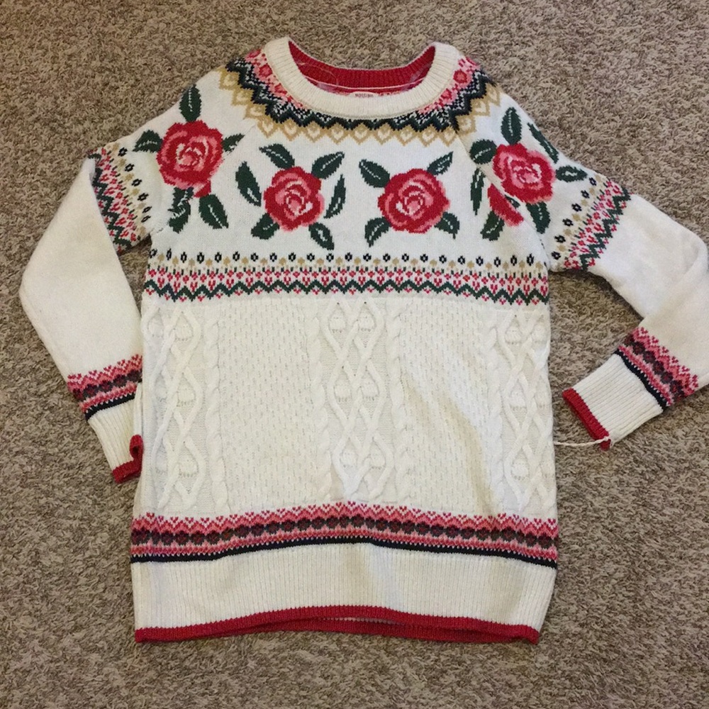 Floral Sweater